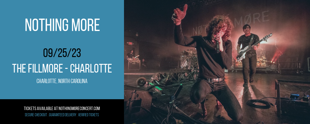 Nothing More at Nothing More Concert tickets Nothing More at Nothing More Concert