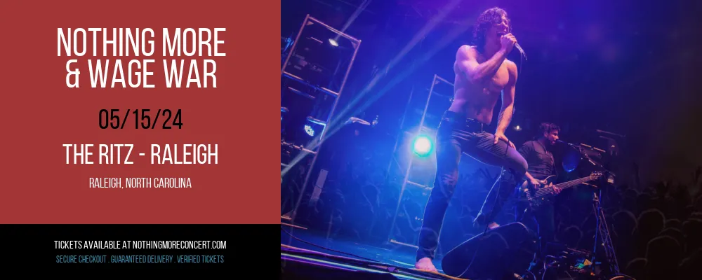 Nothing More & Wage War at The Ritz at The Ritz